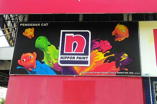 Basic metal signboard by Orange Media ESB