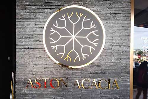 Laser cut out signage by by Orange Media ESB
