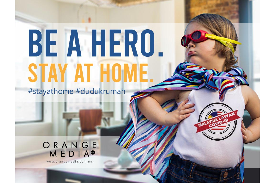Stay at home banner by Orange Media ESB